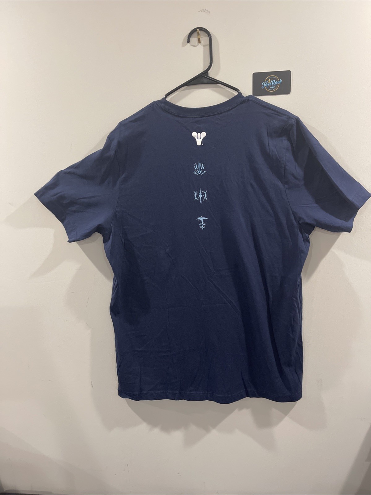 Destiny 2 Beyond Light Triumph T-Shirt Short Sleeve Navy Blue Size XL Bungie NEW