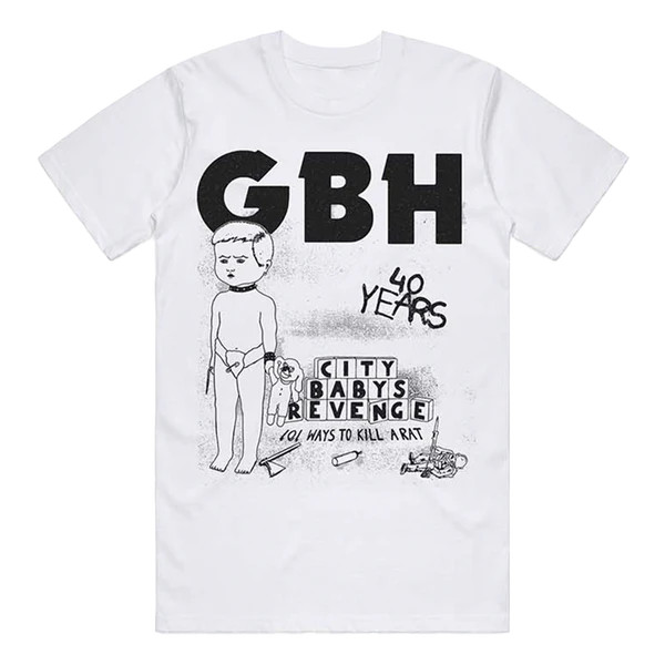 GBH Band CHARGED CITY BABYS REVENGE Cotton Shirt Unisex Concert S to 5XL AR109