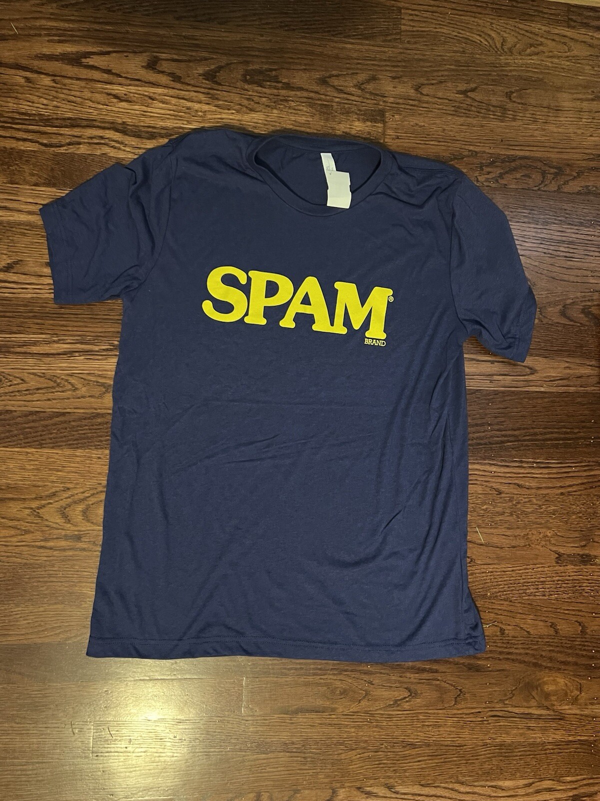 Costco Spam Canvas Bella+Canvas Promotional Maui T-Shirt Size Large Blue