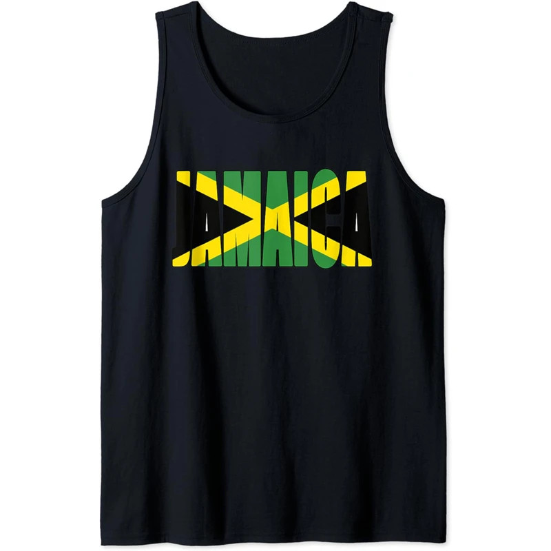 New Design 2026 Jamaica Flag Tank Top For Men Summer Sleeveless T-Shirt Cool 3d
