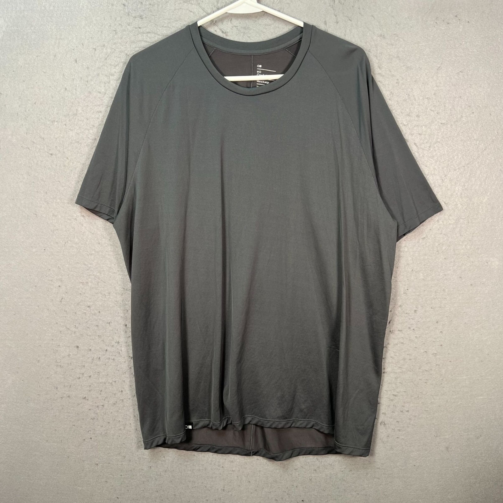 CoolLife Mens XL Gray Performance T-Shirt Recycled Materials Lightweight