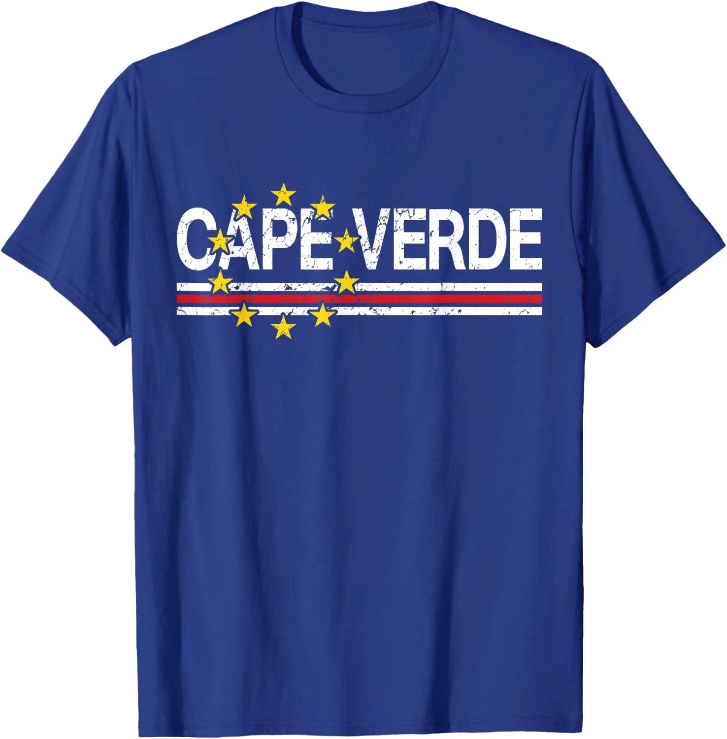 Cape Verde Flag Shirt Cape Verdean Men Women Cabo Verde Blue Unisex T-Shirt
