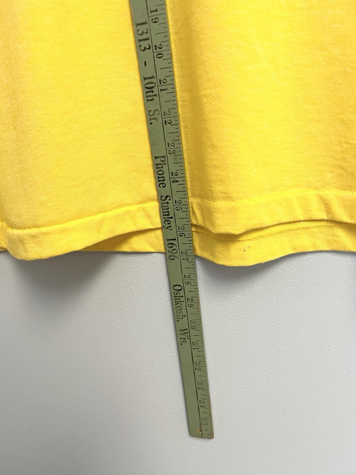 Vintage 90s Rodeo T-Shirt Yellow XL Fruit of the Loom Best USA Made Bull