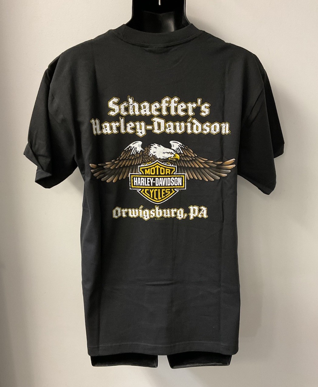 Harley Davidson Men’s Farm Scene Short Sleeve T-Shirt Black 3003182