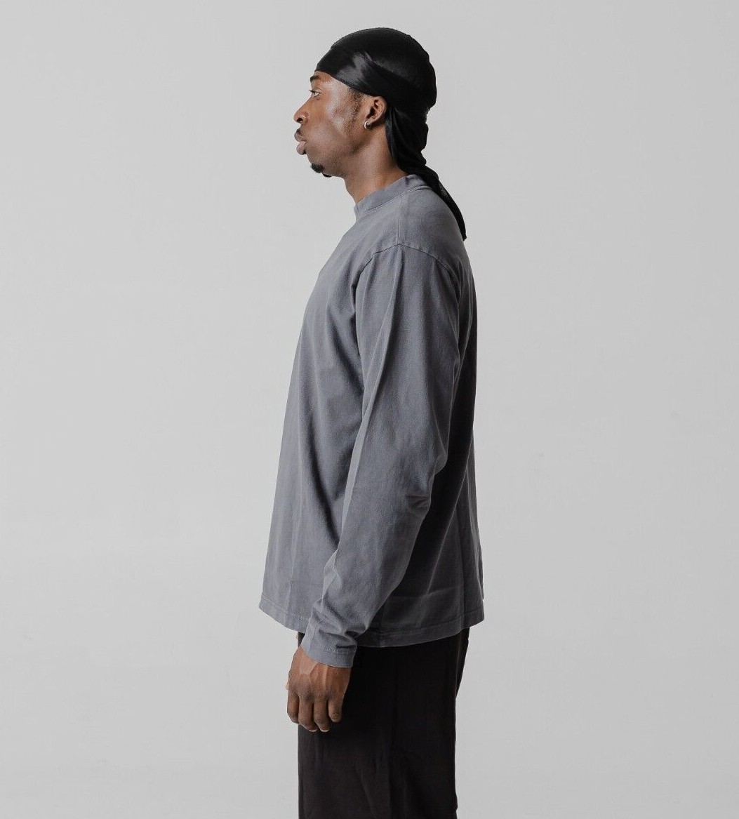 Yeezy Gap Long Sleeve T-Shirt Dark Gray Unreleased Season YZY ALL SIZES