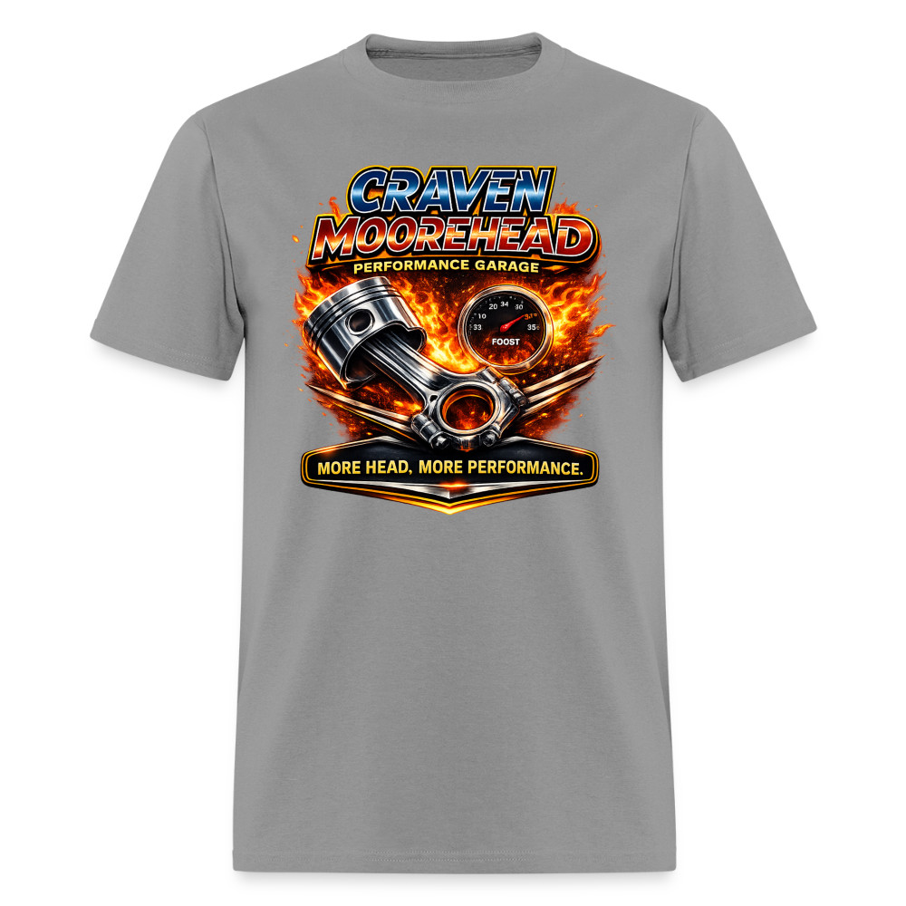 Craven Moorehead Performance Garage Funny Adult Humor T-Shirt