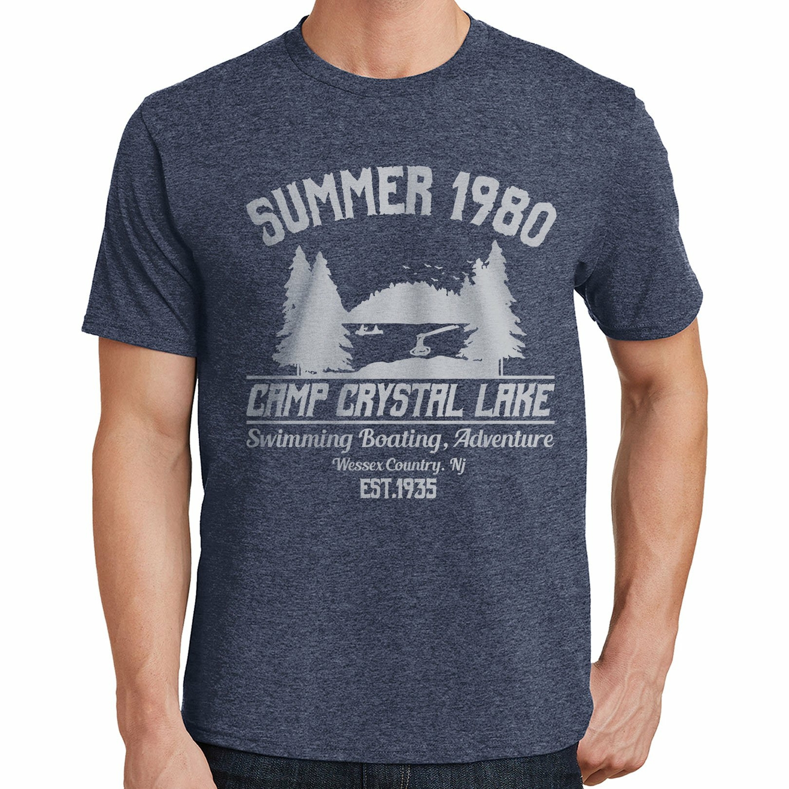 Camp Crystal Lake Summer 1980 T-Shirt Friday the 13th Jason 04020