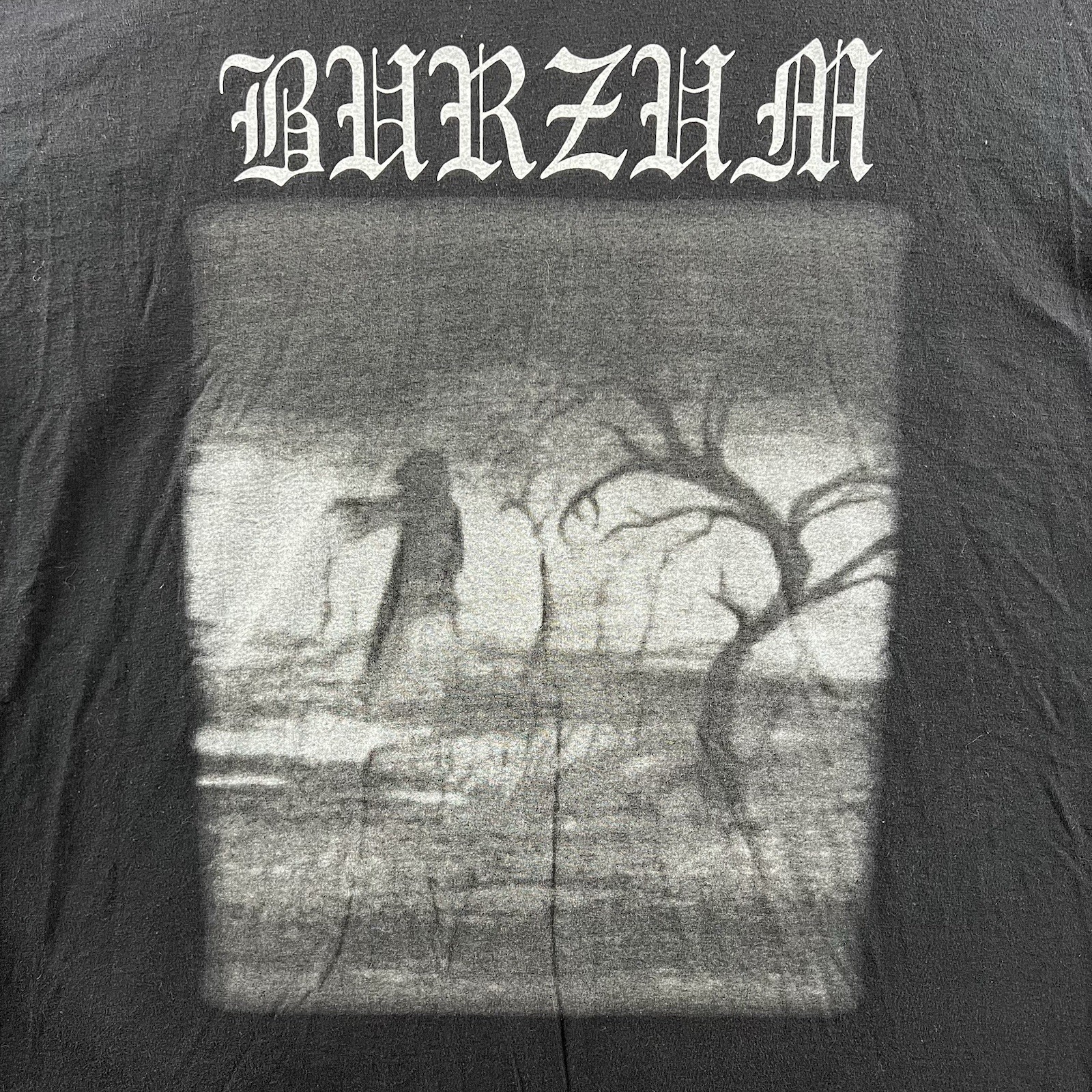Vintage 1Burzum Shirt Mens XL Black When Night Falls Misanthropy Records RARE OG