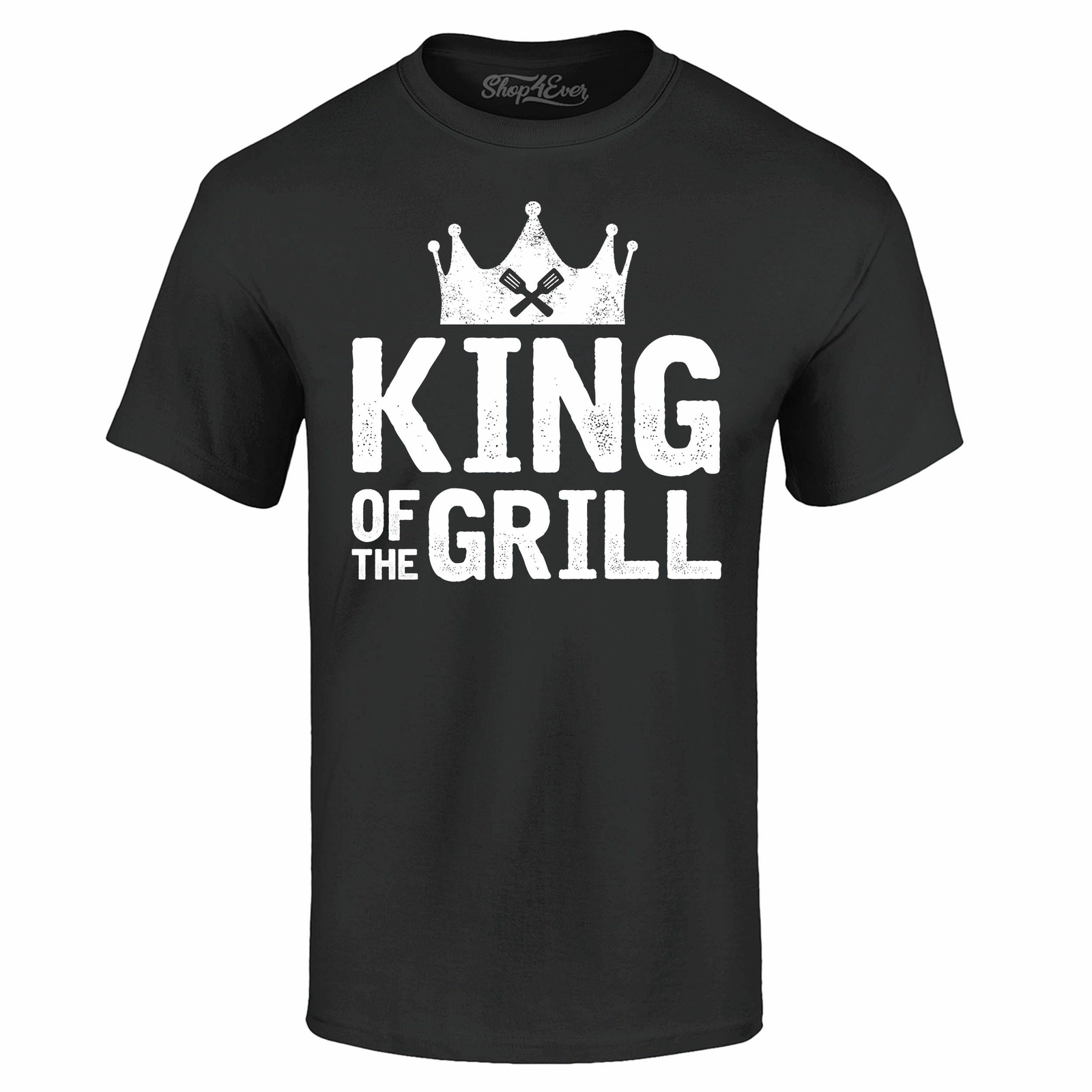 King Of The Grill T-shirt Funny Grilling Gift BBQ Grill Dad Shirts