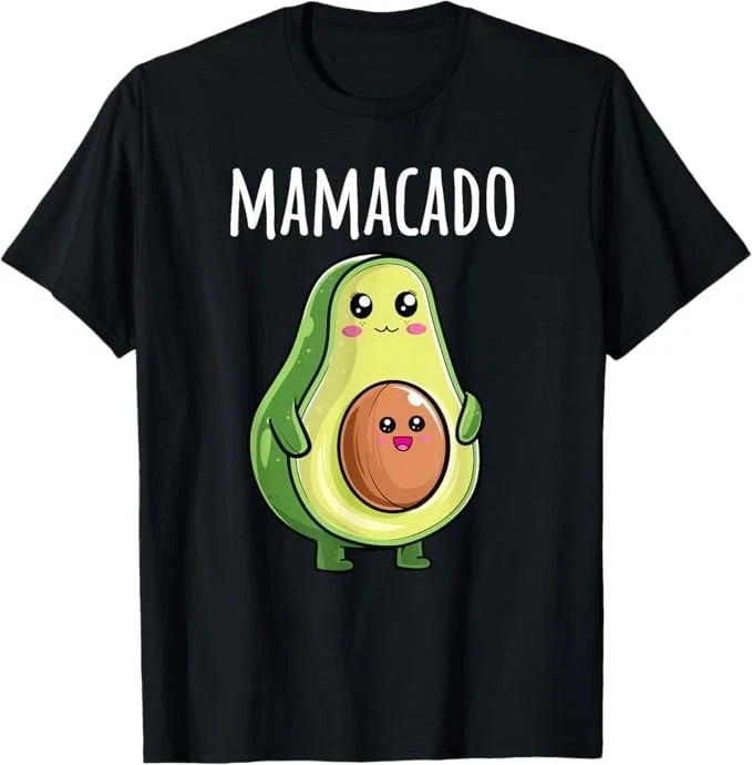 Pregnancy Announcement Shirts Women Mom Funny Mamacado T-Shirt