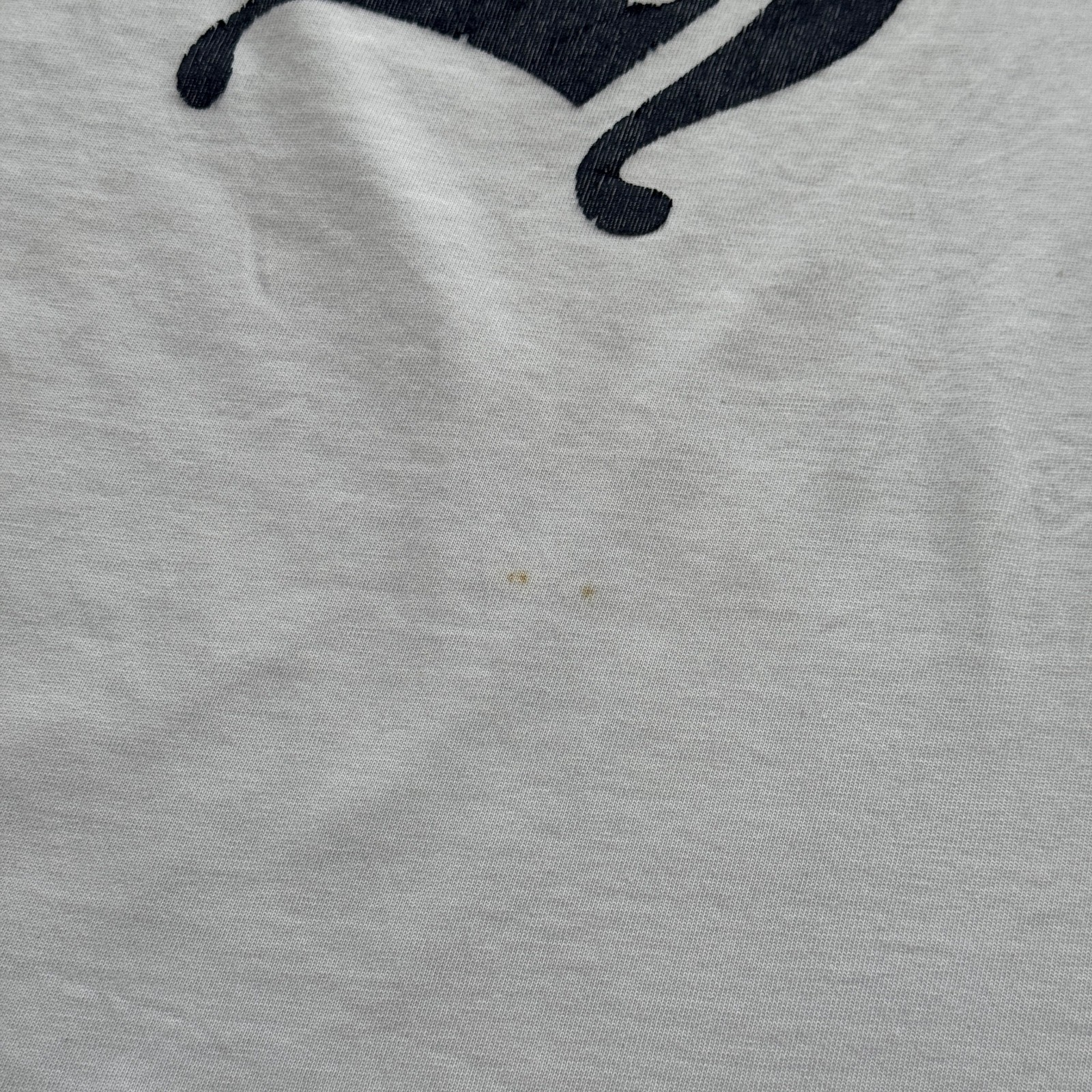 Vintage Chrome Hearts Longsleeve Tee Shirt Distressed Size M White Blue