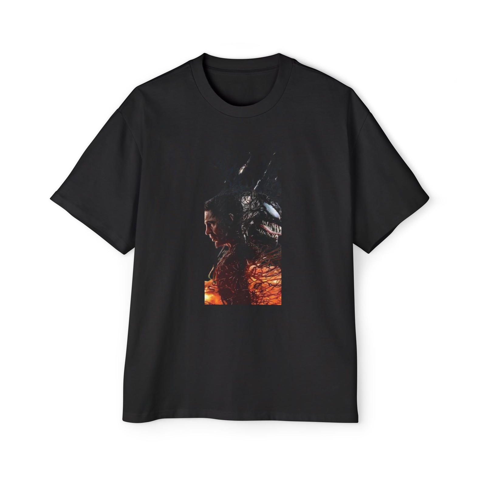 Venom silhouette portrait Tee | Dark portrait graphic tee