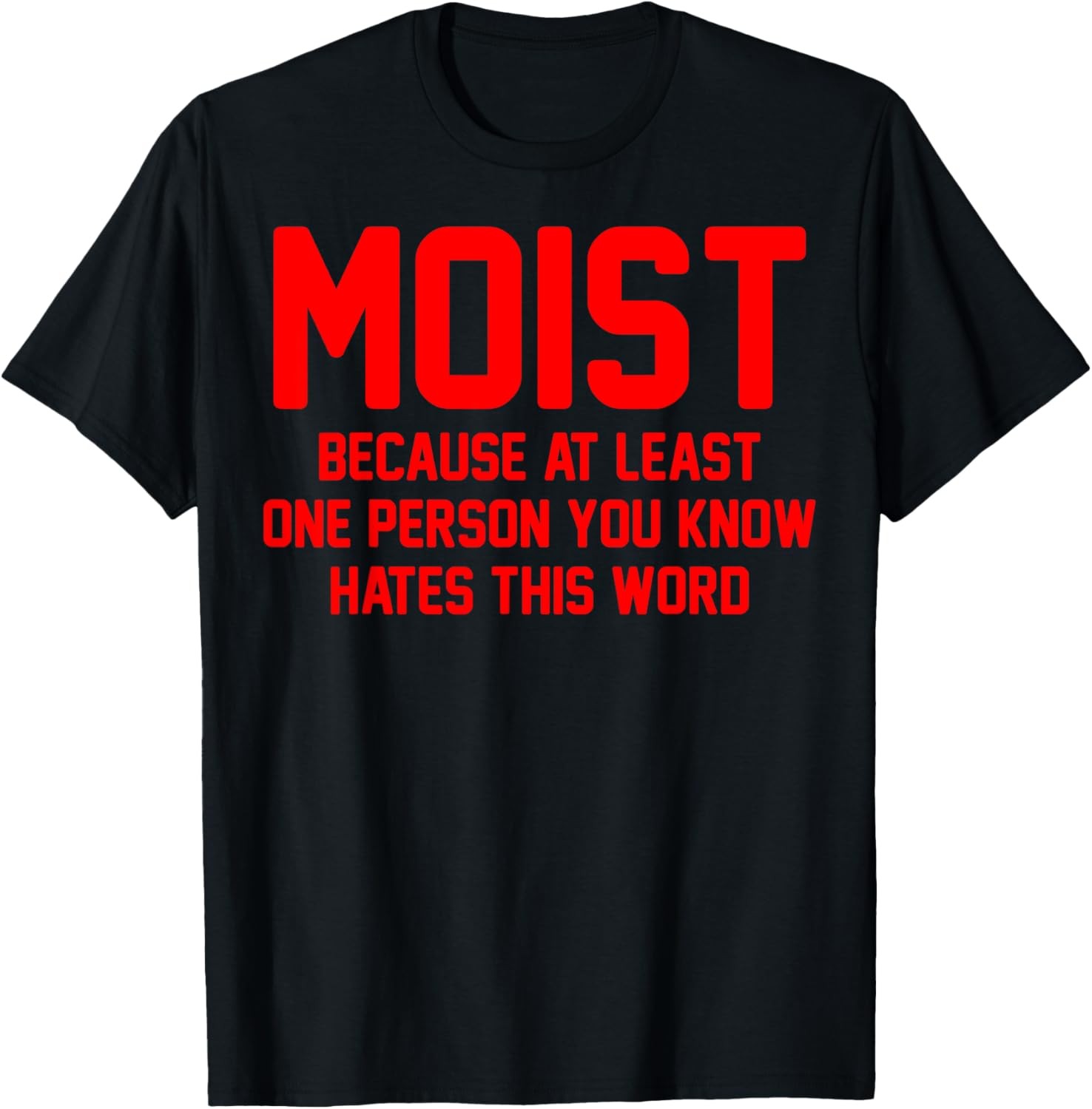 Funny Moist Gift For Men Women Cool Sarcastic Word Pun Gift T-Shirt