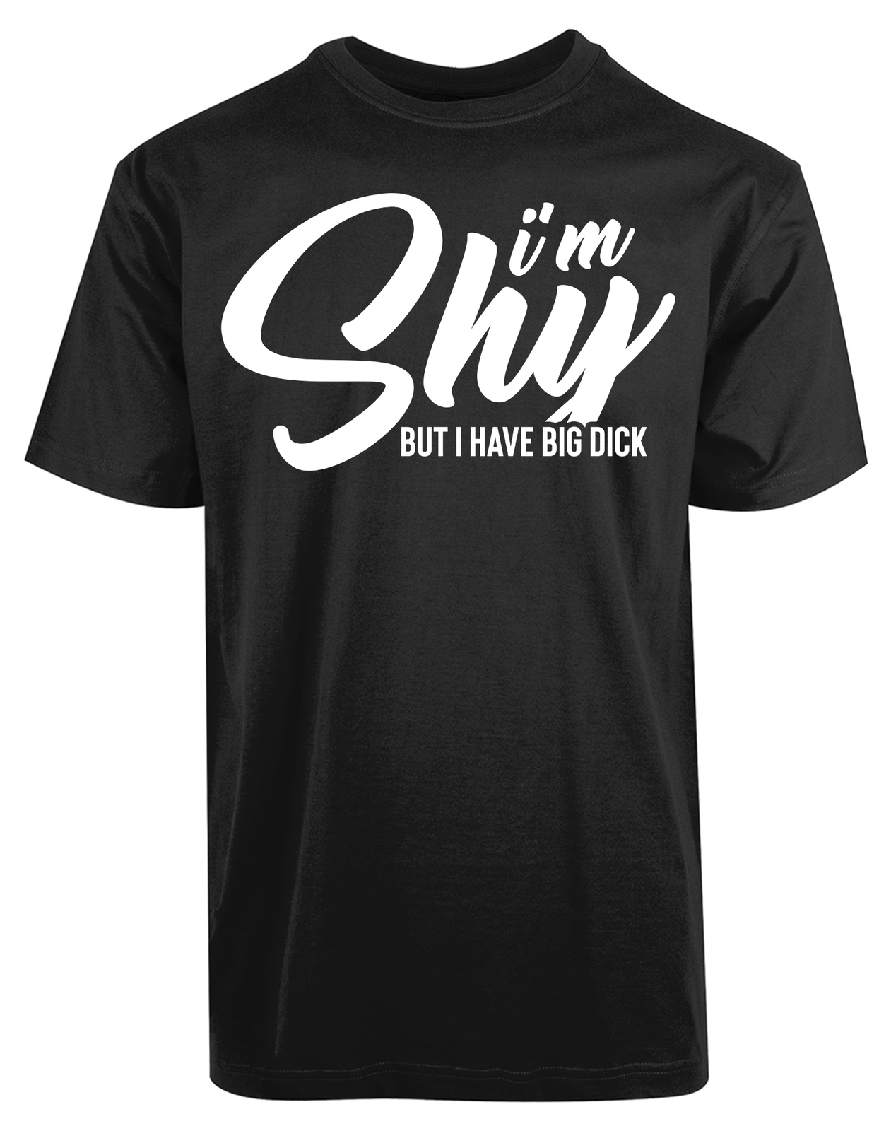 I’m Shy But I have Big Dick New Men’s Shirt Classic Short Sleeves Summer Casual