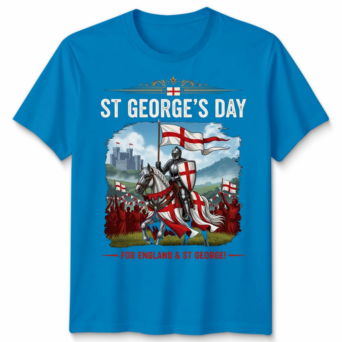 St Georges Day Outfit Idea Unisex Knight Horse Saint George Tshirt