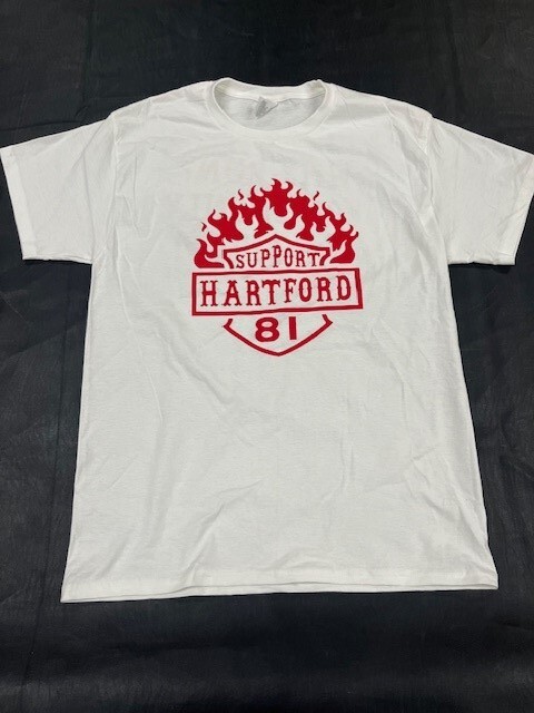 HELLS ANGELS HARTFORD SUPPORT SHIRT WHY RUN YOU’LL ONLY DIE TIRED