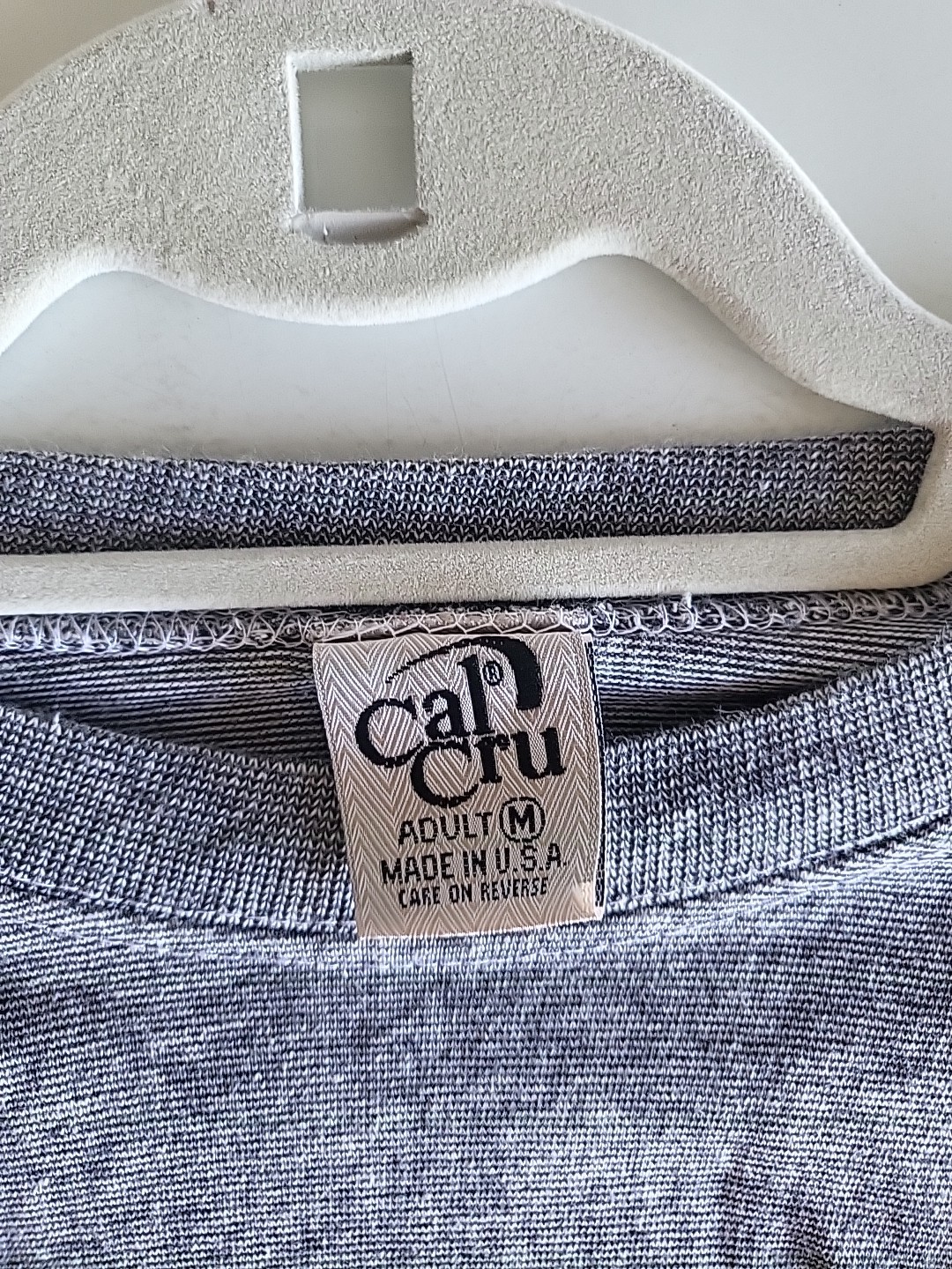 Los Angeles Police Department Unisex CalCru Gray Short Sleeve T Shirt Sz M