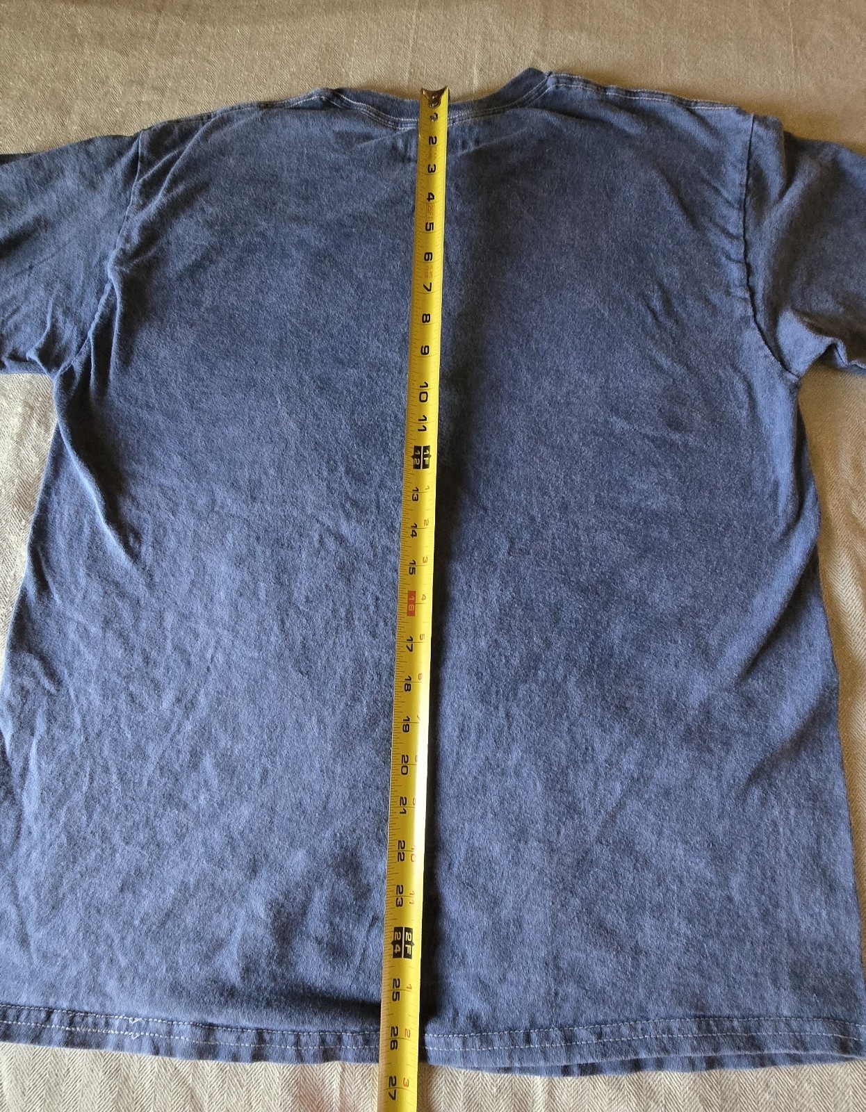 Ice Cube Blue Vintage-Style Acid Wash Rap T-Shirt Size L (42-44) Unisex