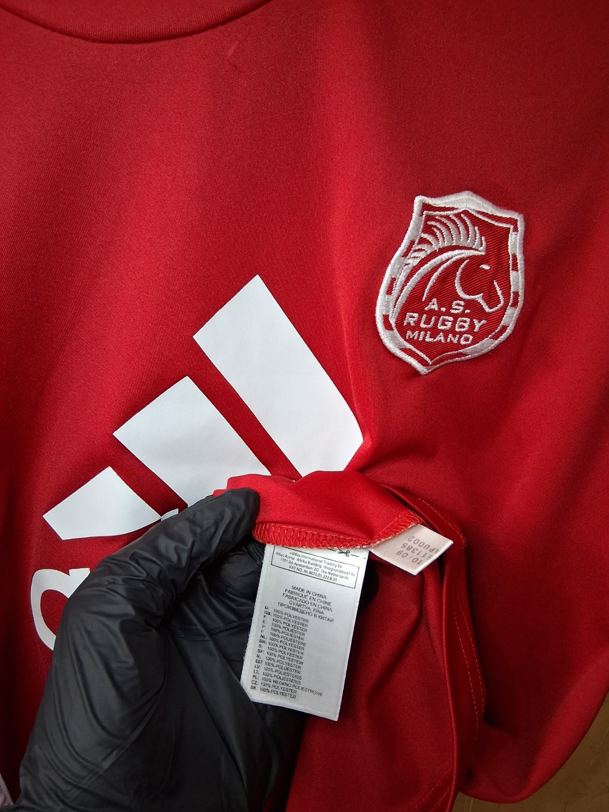 Tricou Adidas A.S. Rugby Milano original mărimea L