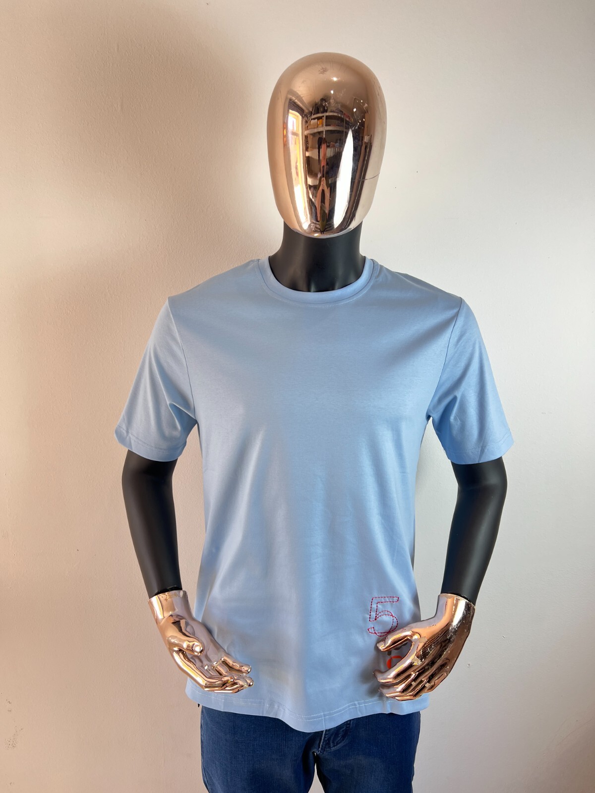 KITON Napoli Cotton Crewneck T-Shirt Size 50 / M (100% Authentic & New)