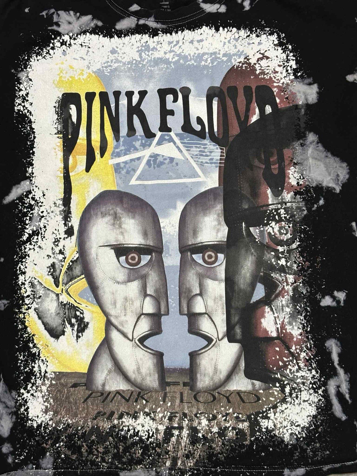 Pink Floyd T-Shirt Band Tee Tie Dye Graphic Tee Adult Size M/L