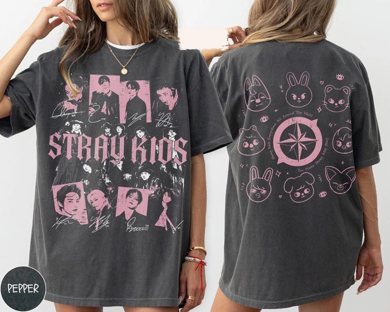 Stray Kids Do It Skzoo 2 sides Tshirt, Sweatshirt, Hoodie, Stray Kids World Tour