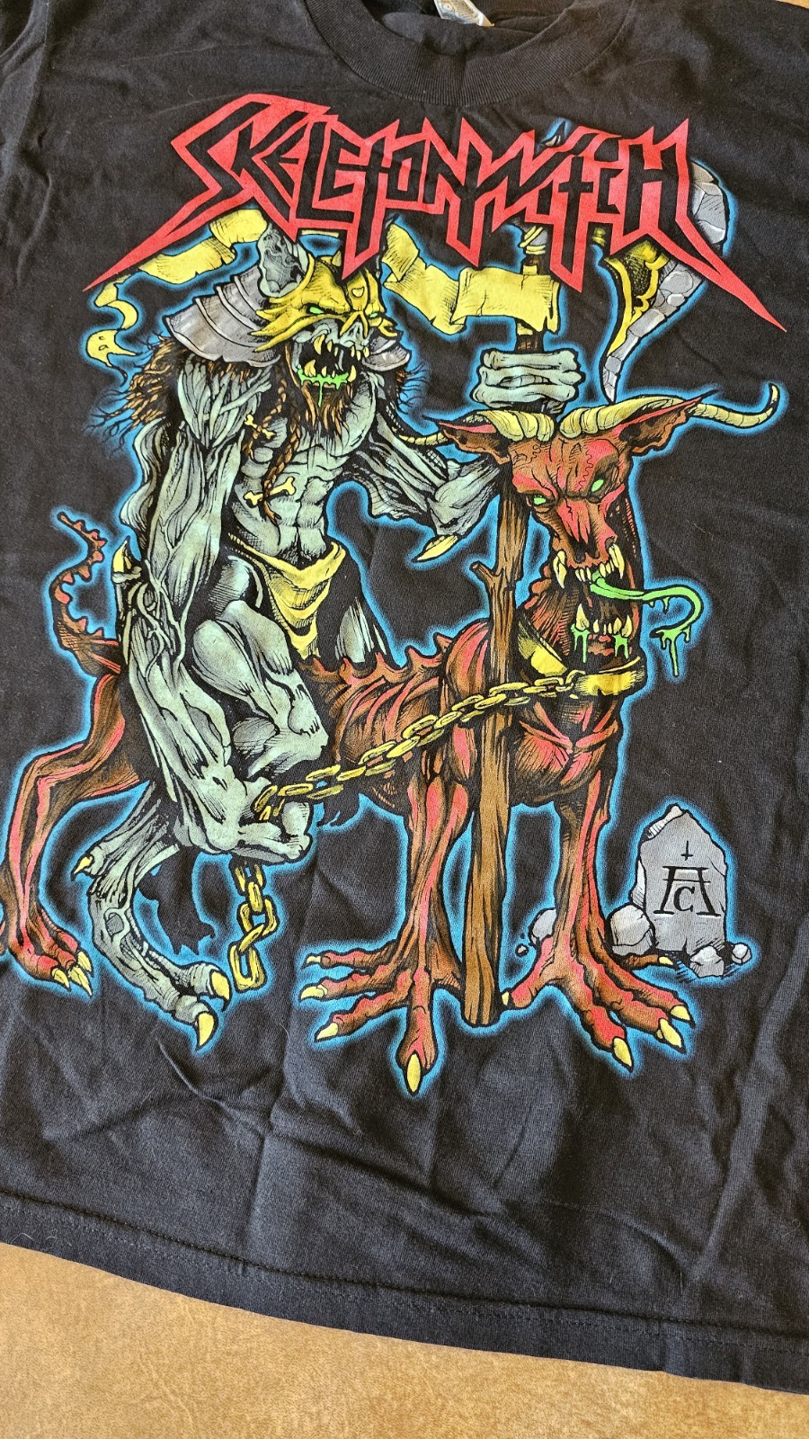 Skeletonwitch Black Tee Shirt Large OG