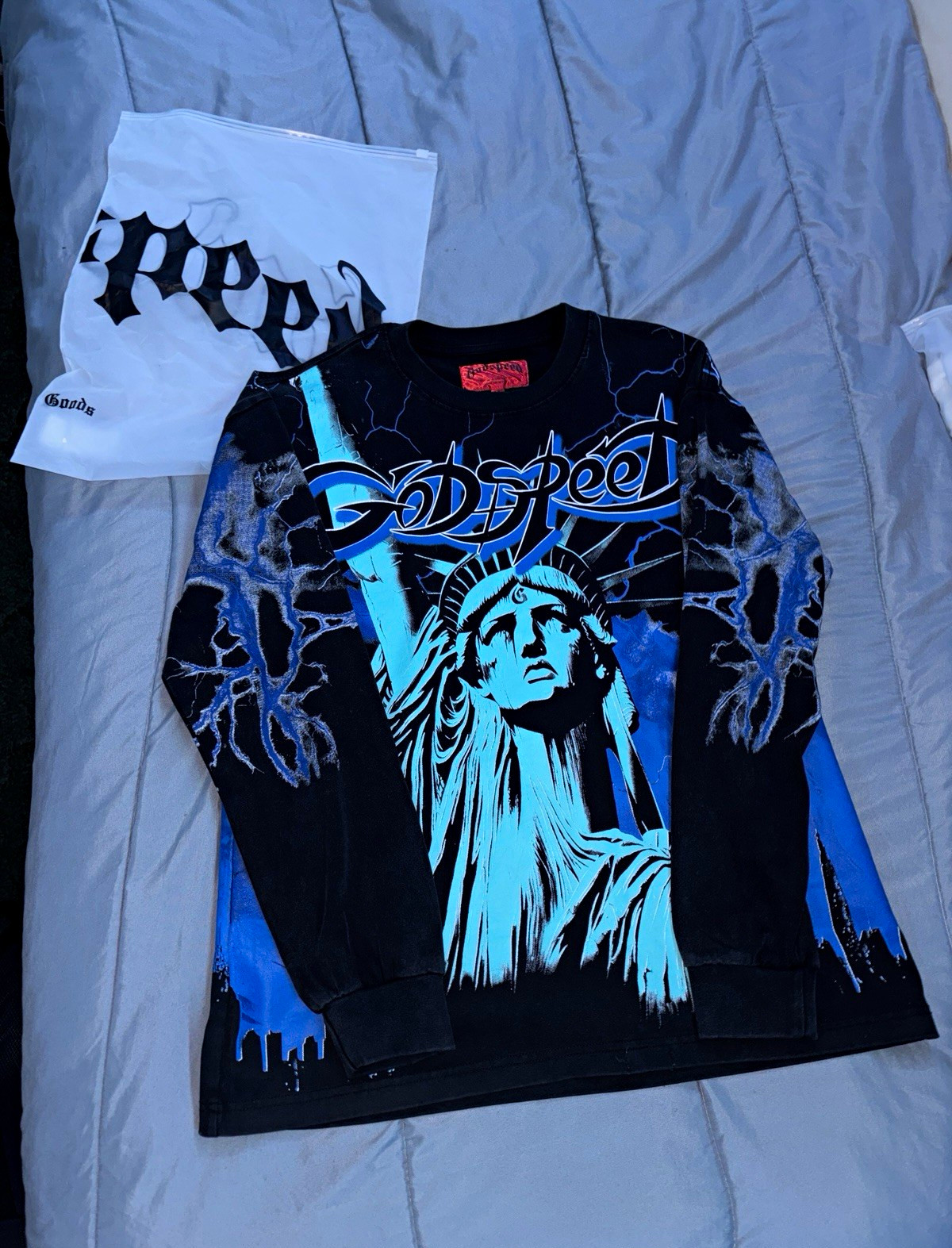 Godspeed Voltage Ls ( Blue ) Long Sleeve Black/Blue M