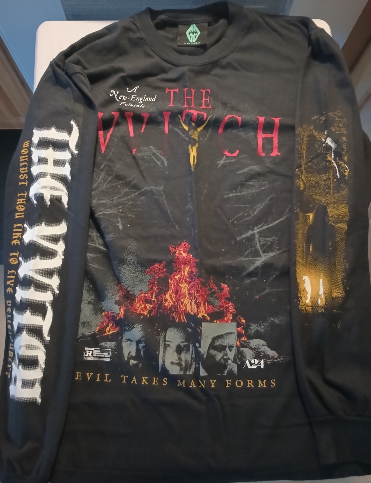 Graveyard Goods Large Long Sleeve Tee The Witch Folktale 72 Hrs Unworn Sealed