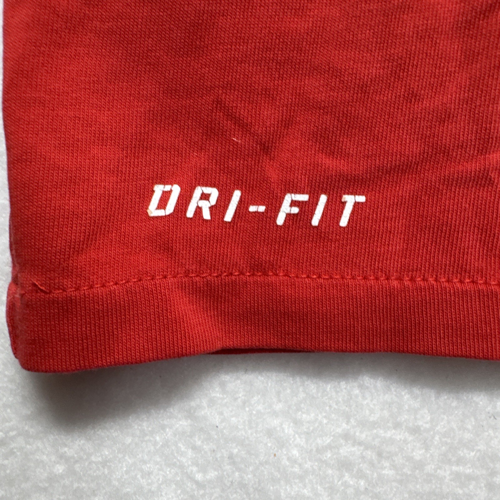 Nike Fly Shirt L Red Dri-FIT The Nike Tee Moisture Wicking Quick Drying