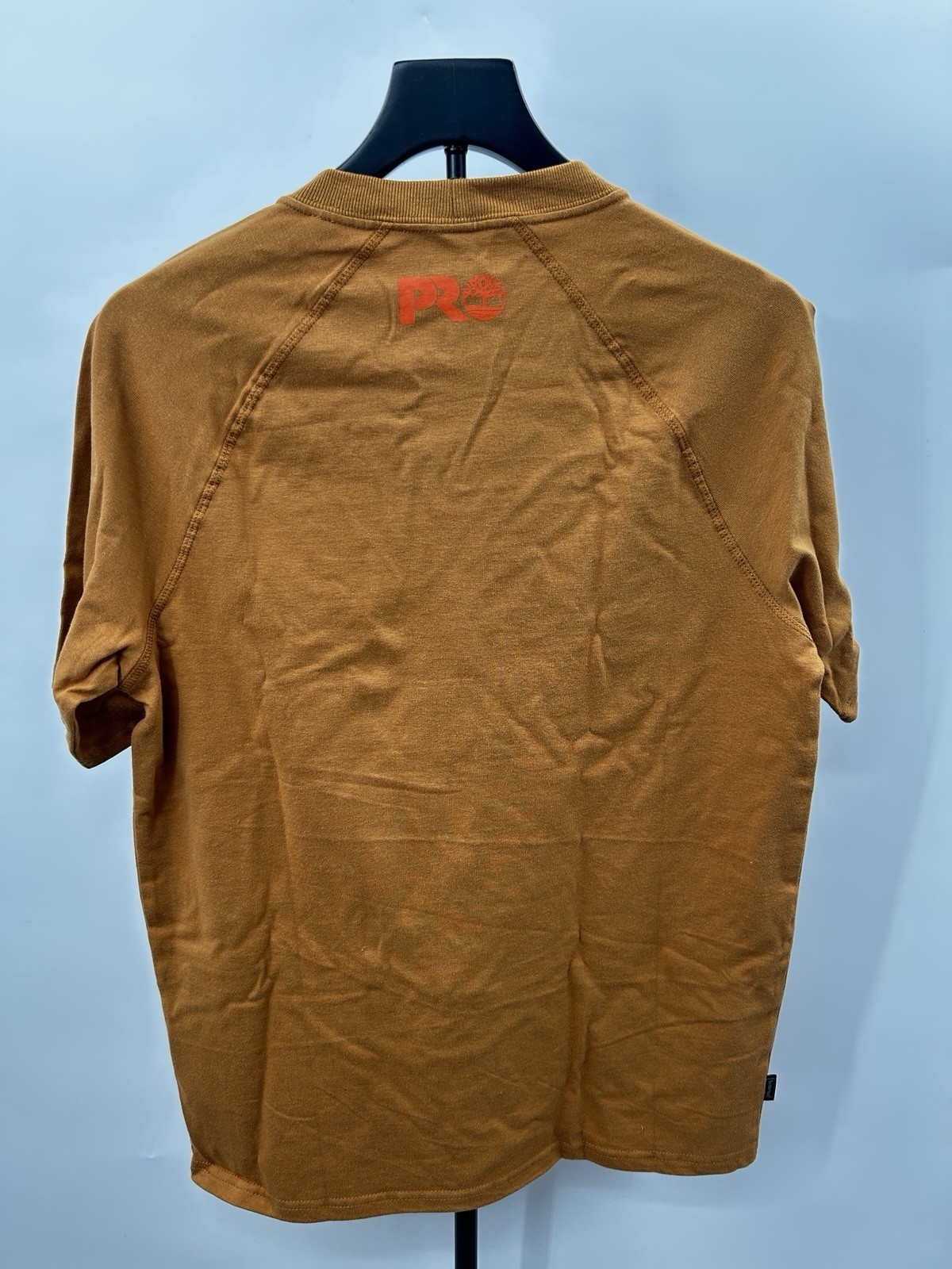 Timberland Wheat PRO Men’s Core Reflective PRO Logo Short Sleeve T-Shirt Size S