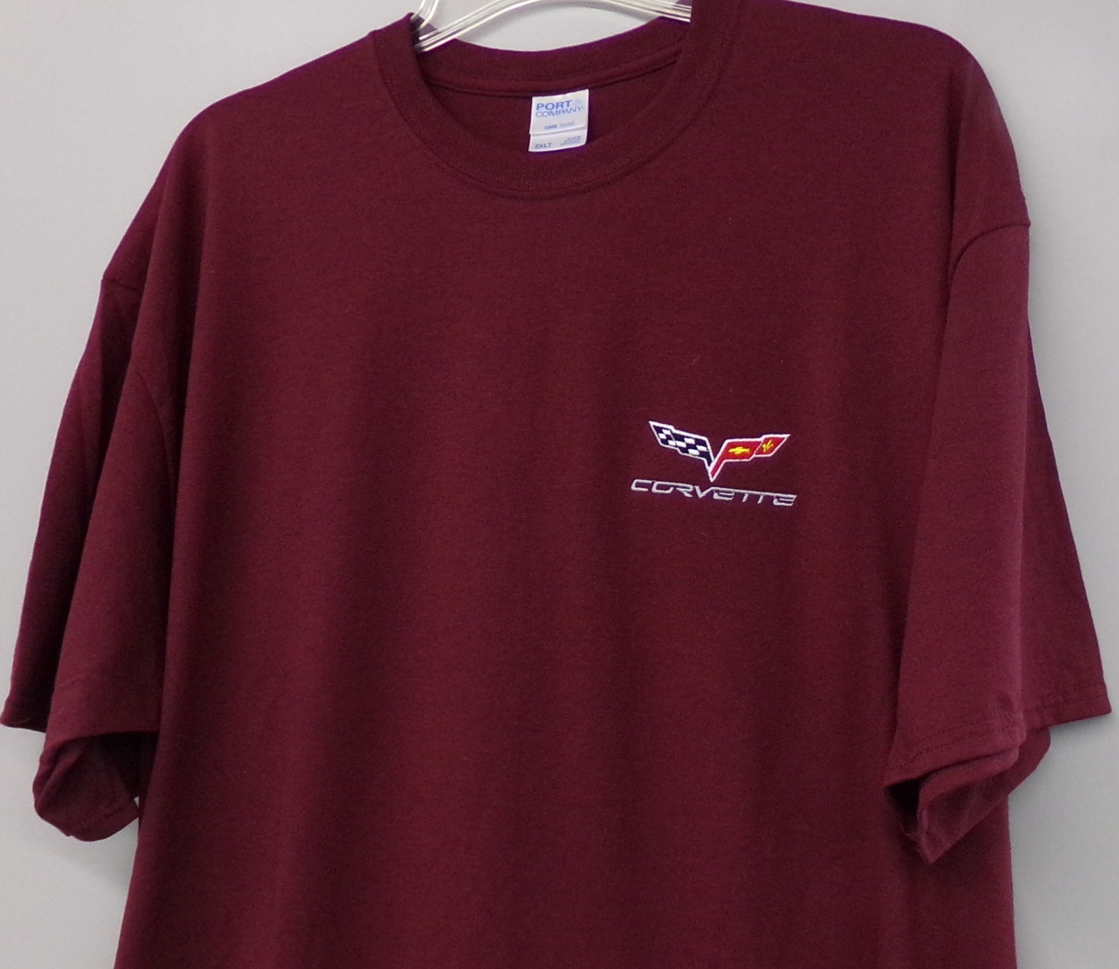 Chevrolet Corvette C6 Sports Car Embroidered T-Shirt S-6XL, LT-4XLT Chevy New