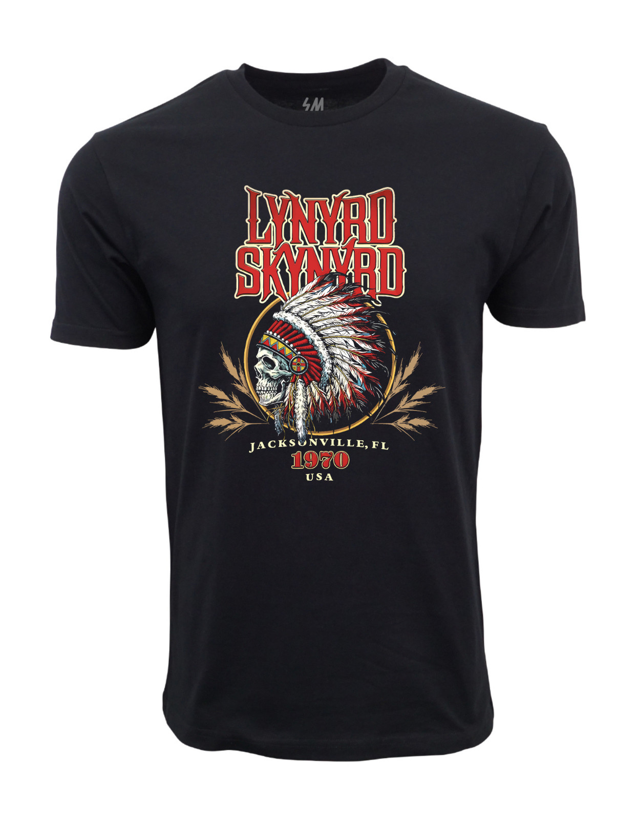 1970 Southern rock heritage vintage style art Jacksonville Fl Graphic T shirt