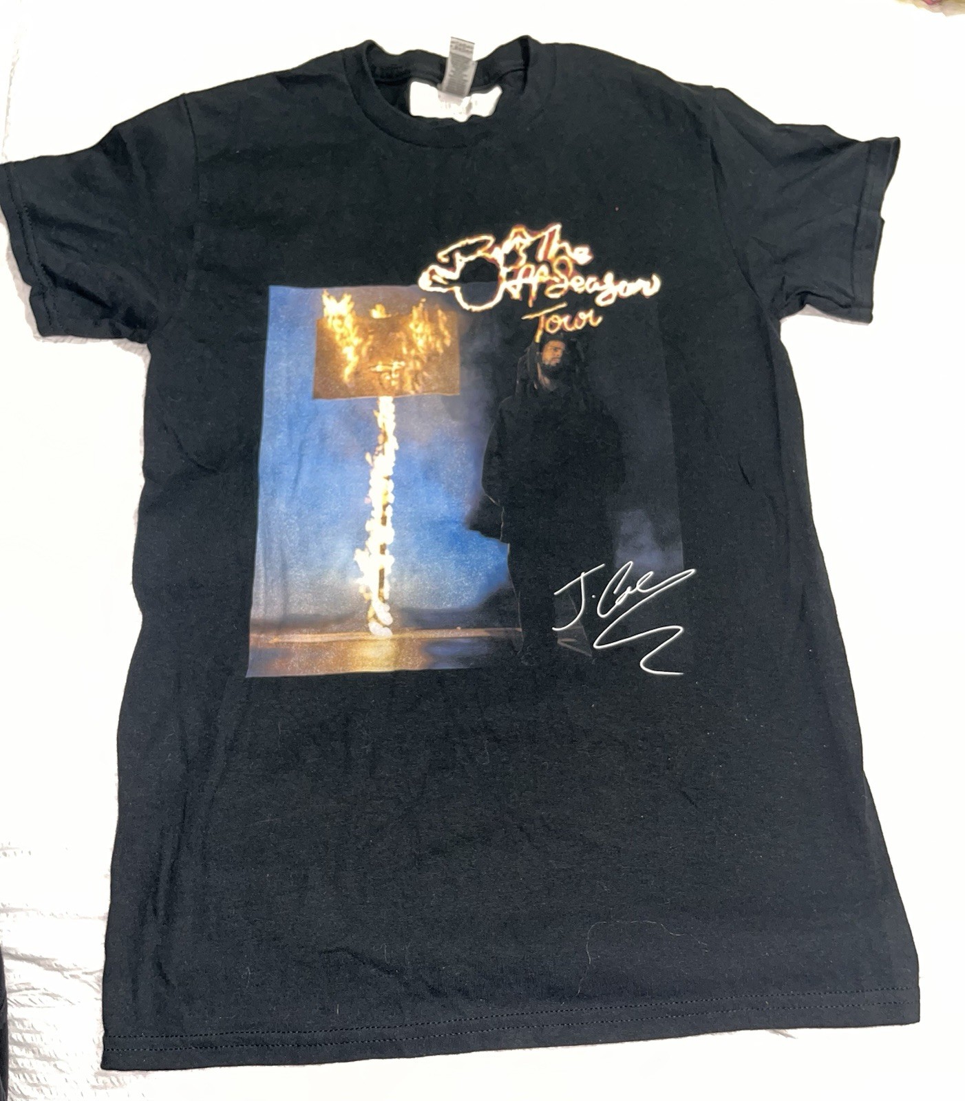 J Cole The Off-Season Tour T-Shirt Black Graphic Concert Rap Tee Men’s Size S