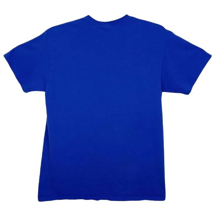 Men’s Graphic T-shirt Size Large “I’ve Been Good-ish All Year” Blue 100% Cotton