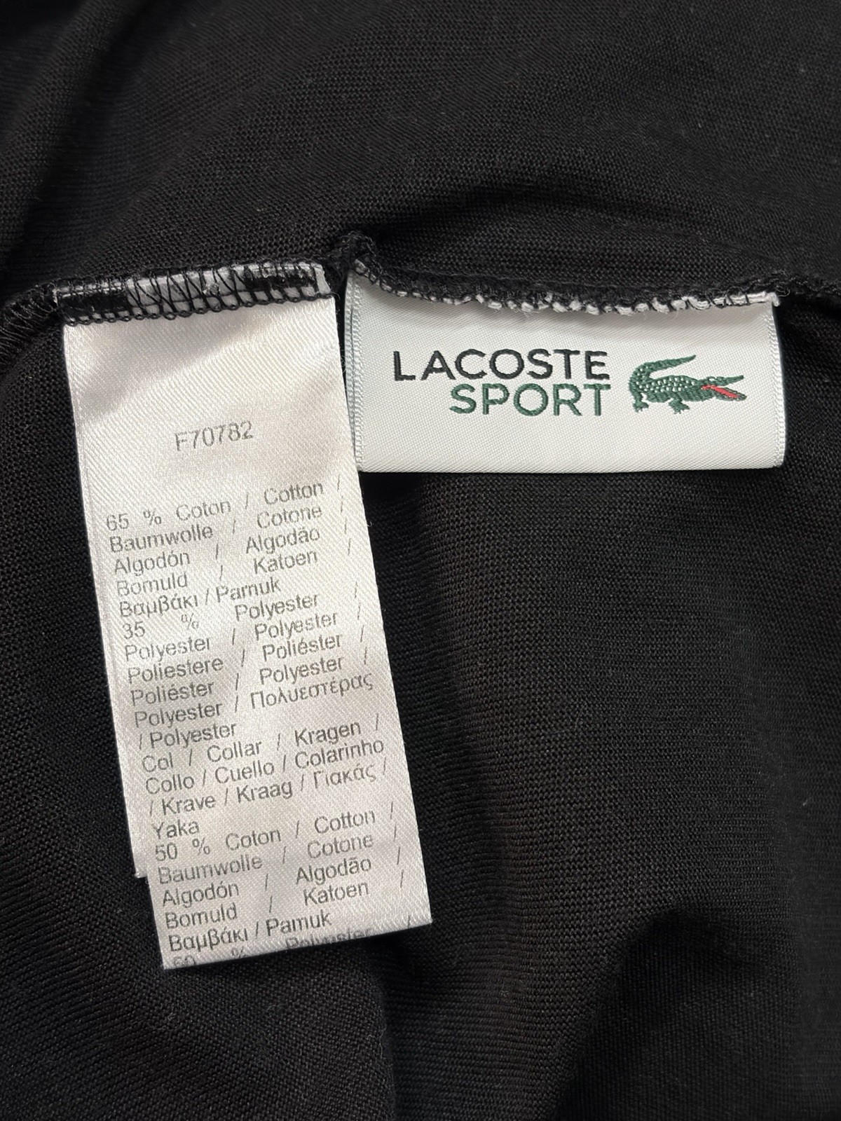 Lacoste Sport Novak Djokovic Graphic Tee Croc Your Dream Mens T Shirt Size L