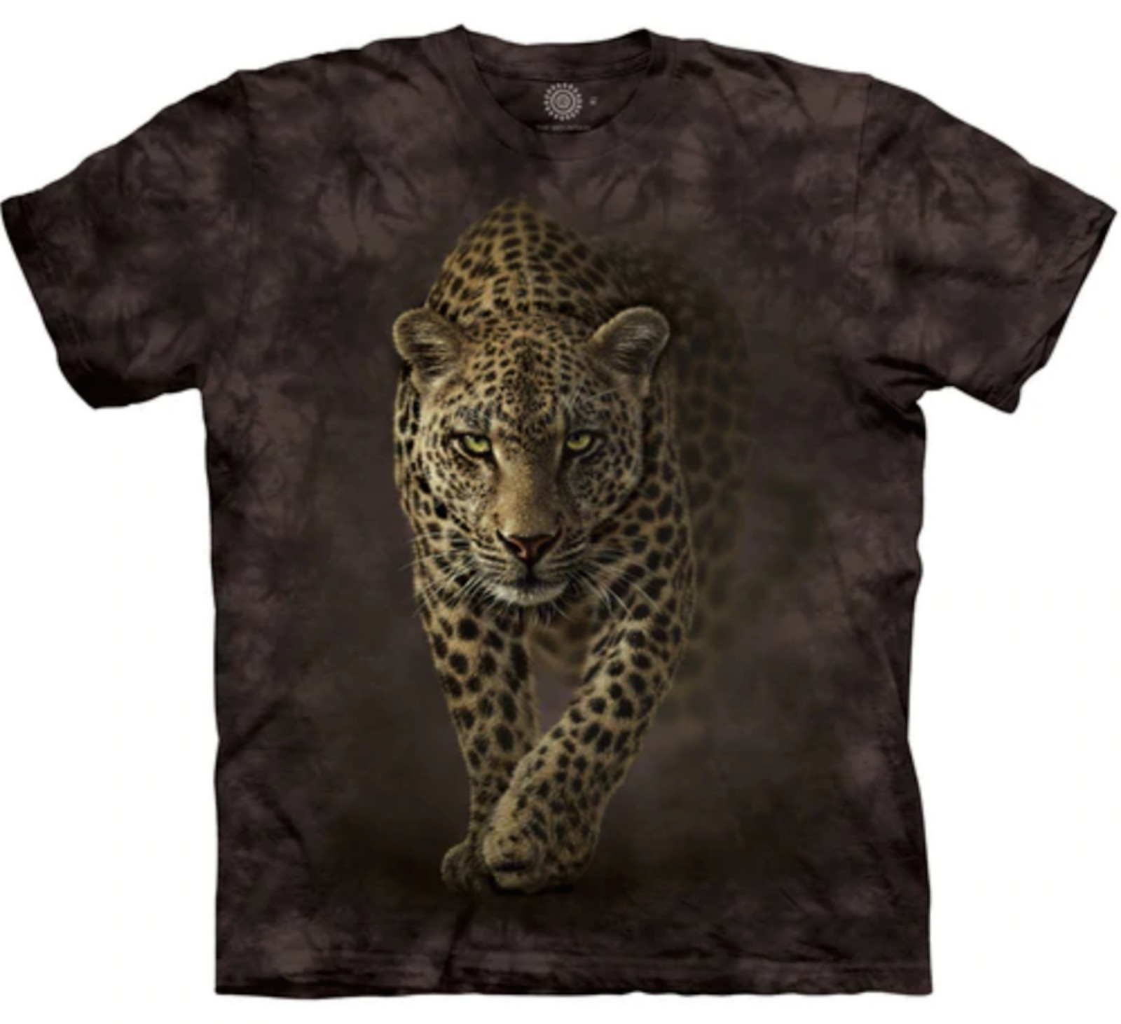 Leopard Savage Tiger King Spotted Big Cat Wild Cotton Brown Mountain Shirt S-3X