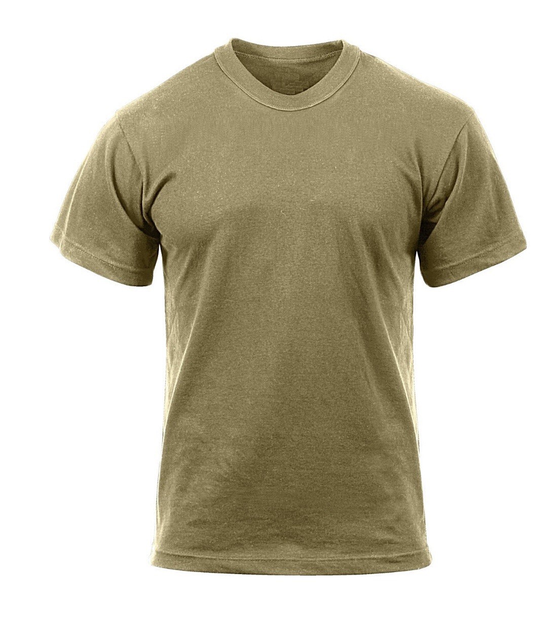 3 PACK -Coyote Brown Official AR 670-1 US Army Compliant Solid Military T-Shirts