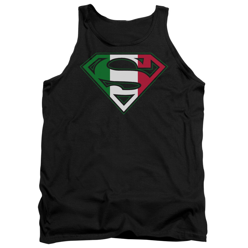 Superman Italian Shield DC Comics Licensed Adult T-Shirt