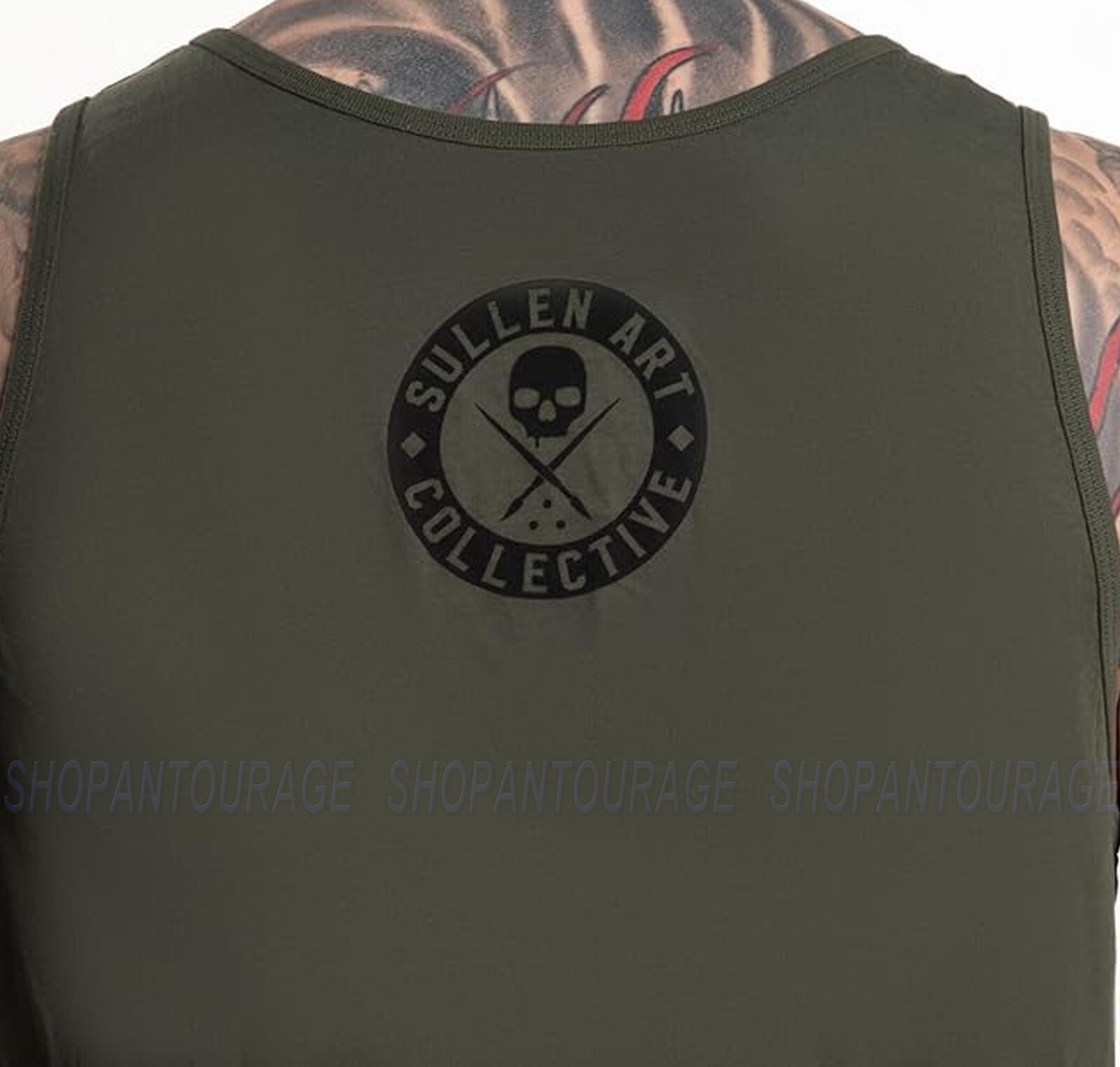 Sullen Art Collective SAC SCM7205 New Tattoo Skull Sleeveless Tank Top for Men