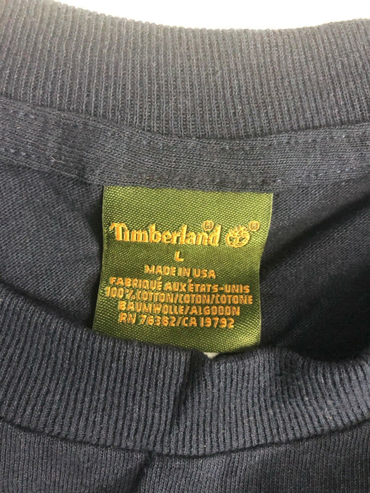 Mens Timberland Navy Blue Work Shop Shirt See Photos and Description