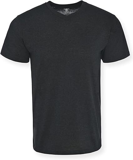 Studio 3 Men’s V-Neck Tee Shirt 4-Pack – Stylish Comfortable Sz S, M, L, XL, 2XL