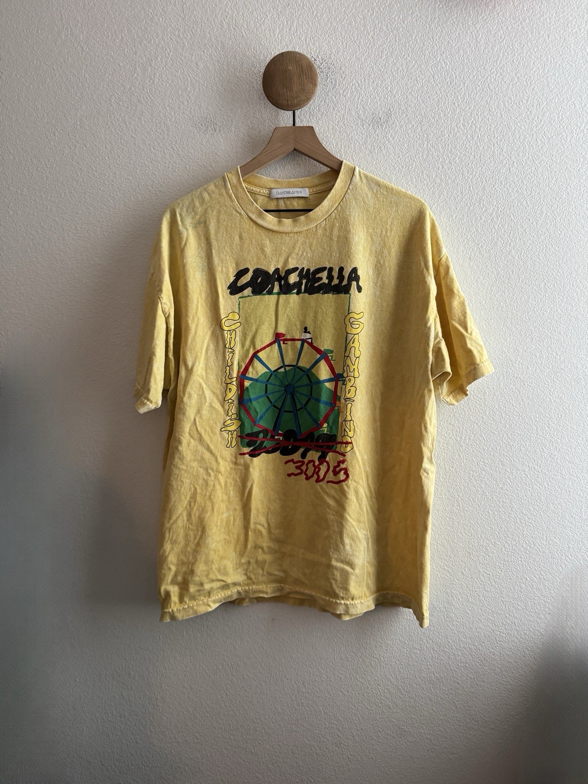 Daydreamer Childish Gambino x Coachella 3005 Tshirt Size Large *Stain*
