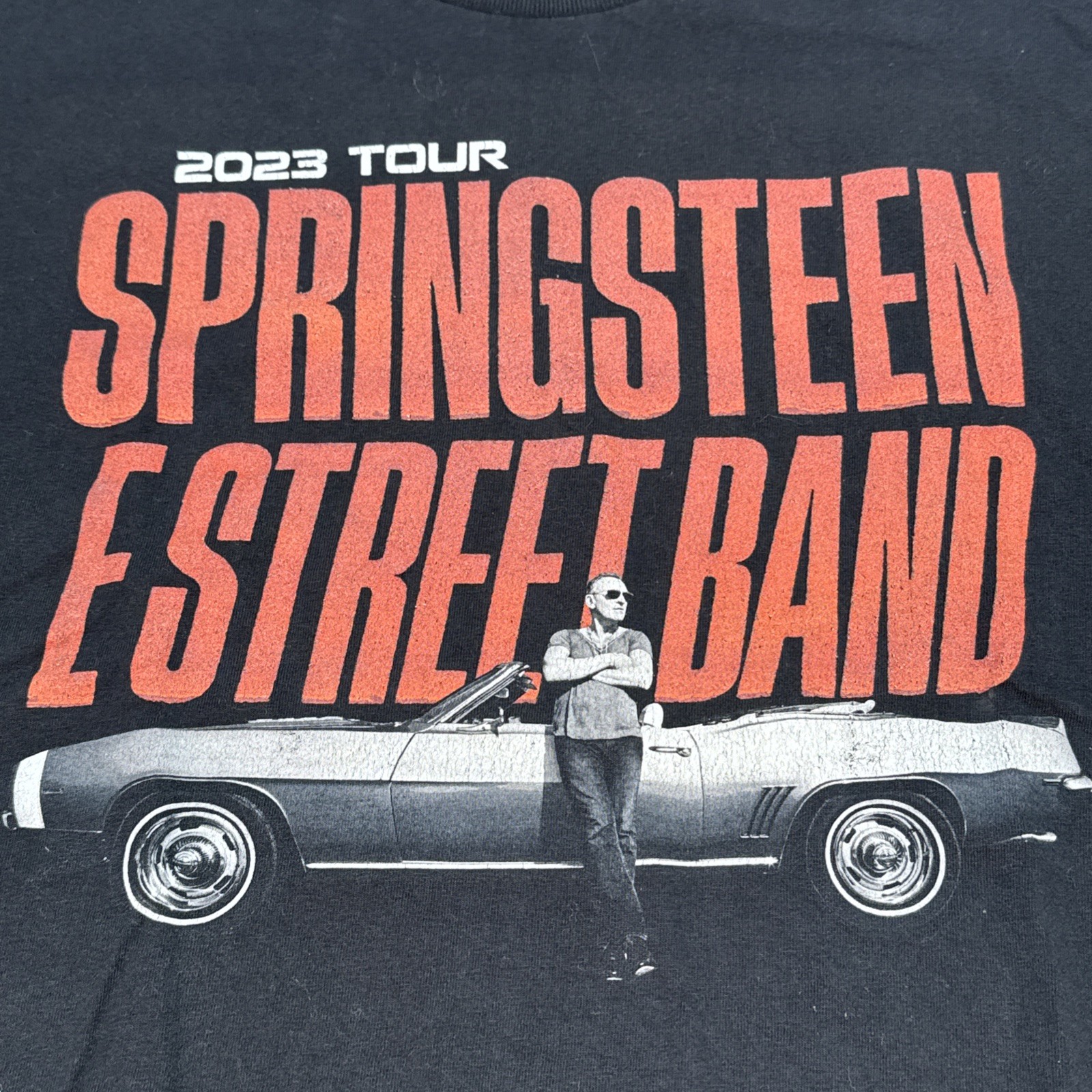 Bruce Springsteen & The E Street Band US Tour 2023 Shirt Black XL Double Sided