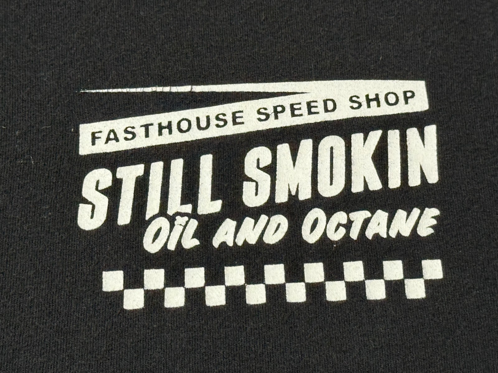 FASTHOUSE – Men’s Short Sleeve L – LARGE – Black – FAST HOUSE F/H – Still Smokin