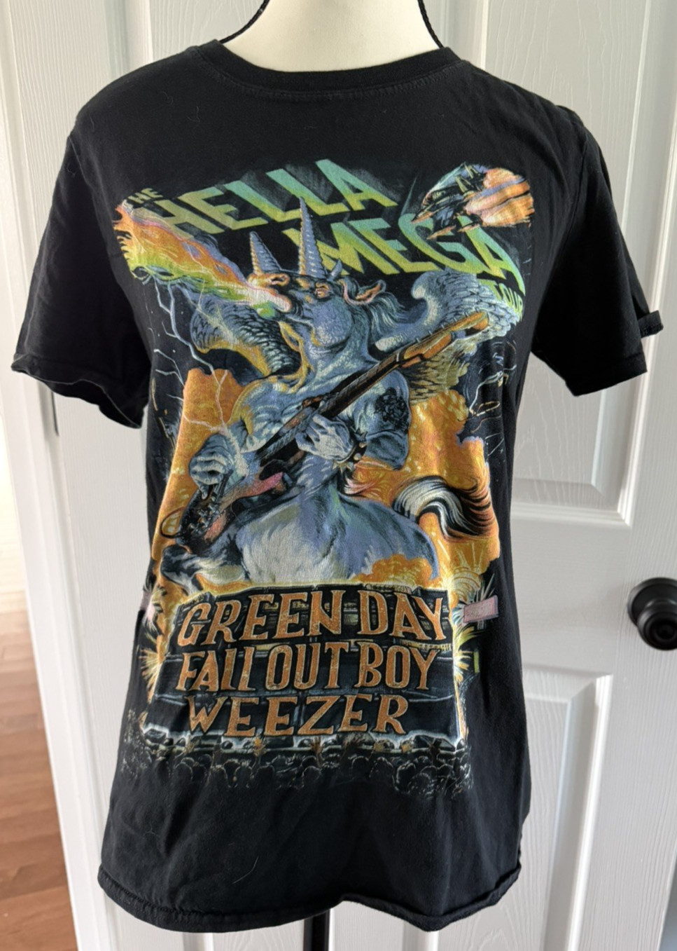 The Hella Mega Concert Tour 2021 Green Day Fall Out Boy Weezer T-Shirt SM
