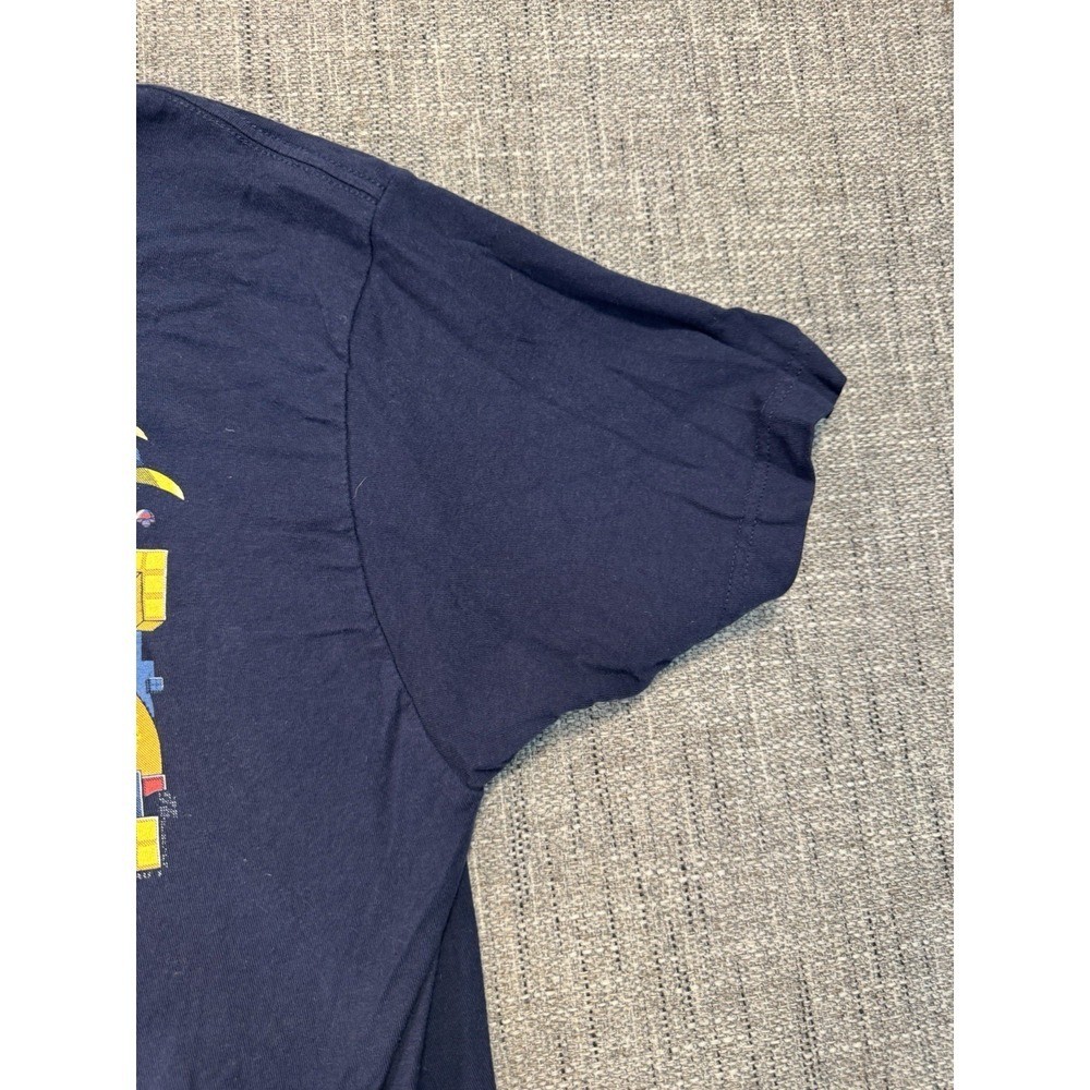 Arcader T Shirt Size Large Blue Mash Up Chest 19 In Length 29 In Used
