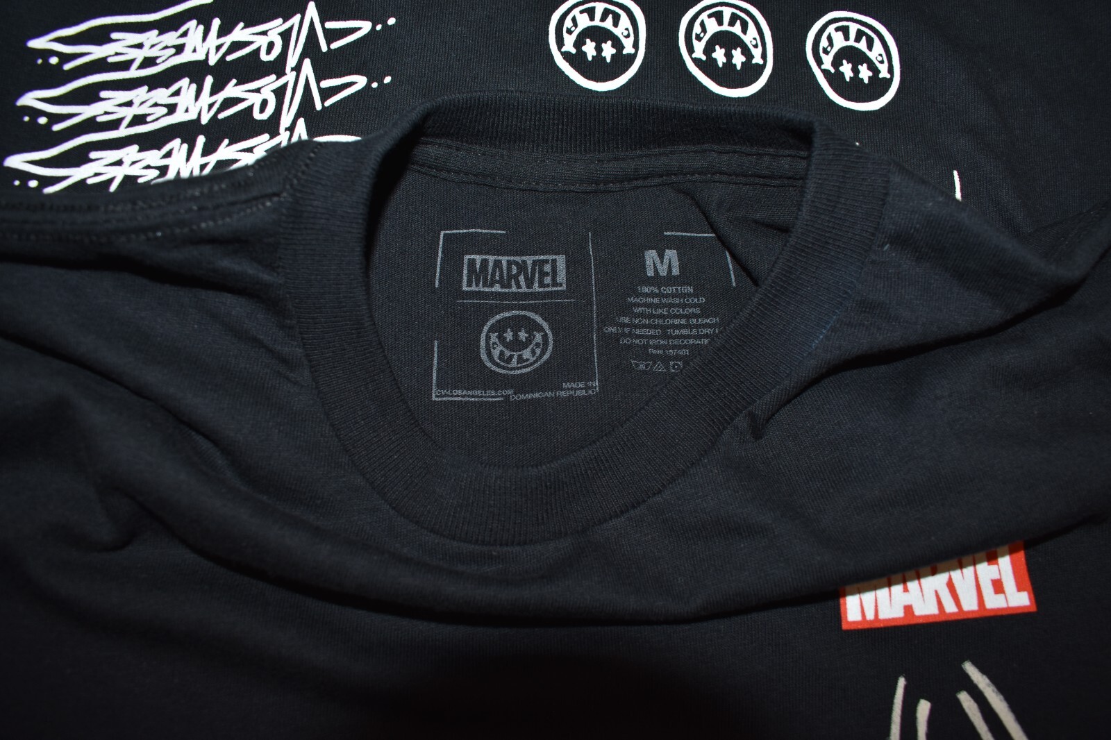 CVLA x Marvel Spider-Man Mens Class Dismissed Double-Sided Black Shirt New S, M
