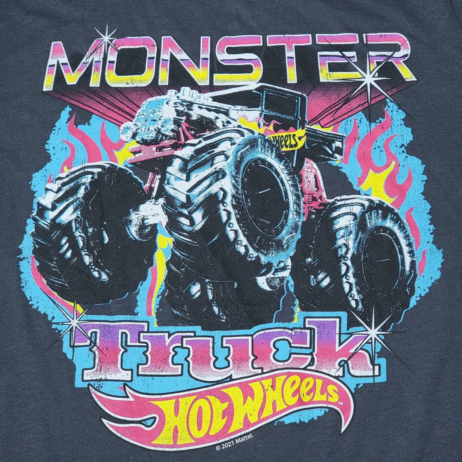 Old Navy Black Unisex Tee “Hot Wheels Monster Truck” – Size Small