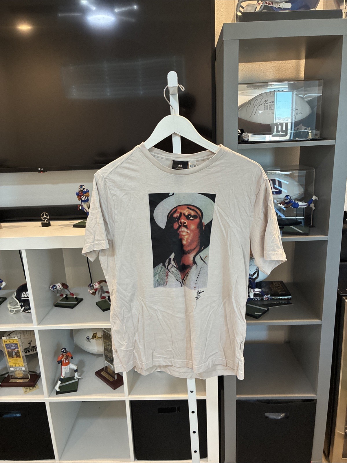 *RARE* Vintage Y2K Designer Notorious B.I.G. Biggie Smalls Box Logo Hip Hop Tee